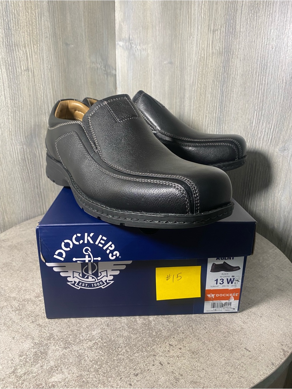 Dockers Black Slip-On Casual Work Loafers